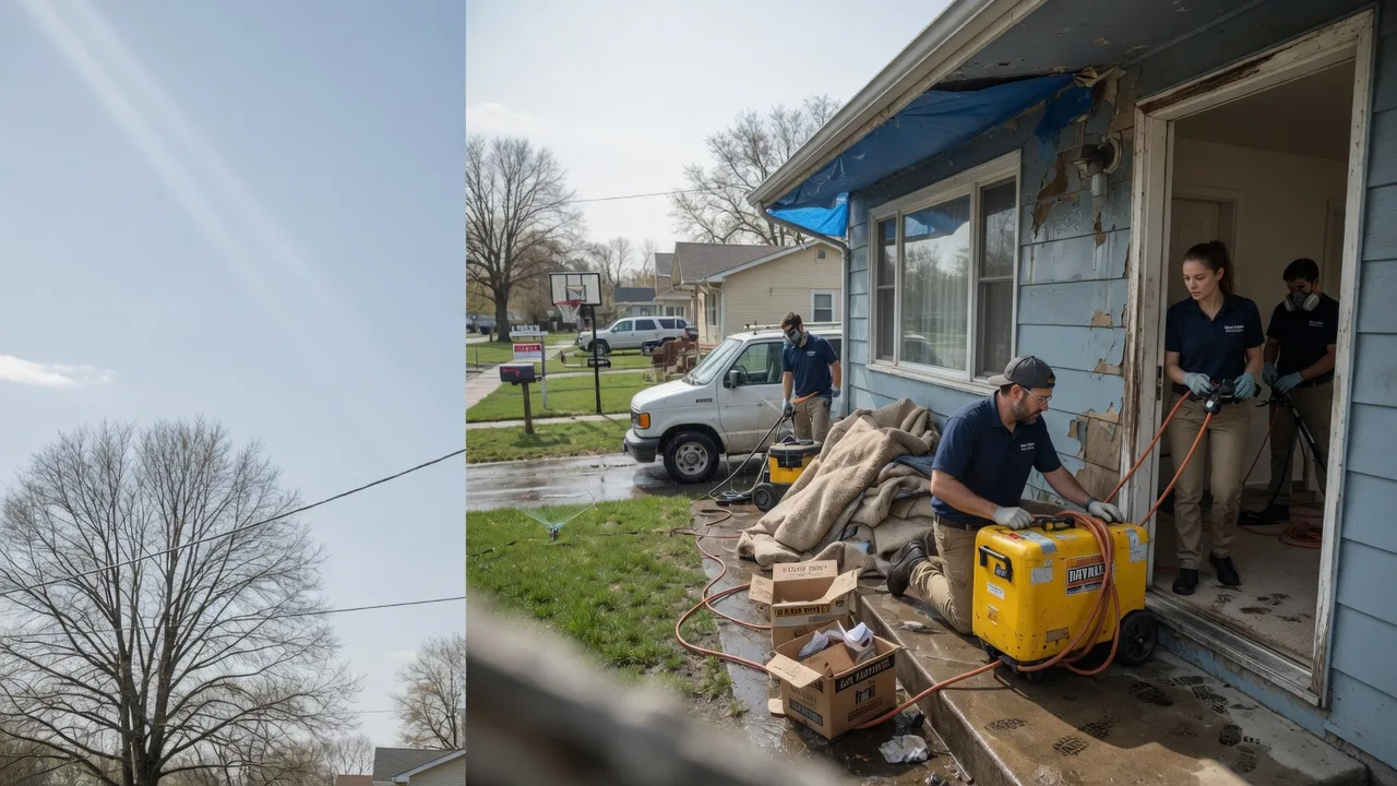 Basement Flood Cleanup in Elgin, OH near me